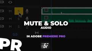 Mute and Solo Audio Tracks in Adobe Premiere Pro (1 Minute Tutorial)