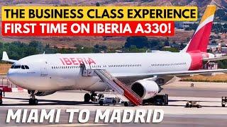 TRIP REPORT I Iberia Airbus A330 BUSINESS from  Miami MIA to Madrid MAD 