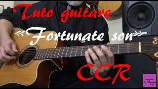 Tuto guitare - Fortunate son - Creedence Clearwater Revival (CCR) +TAB