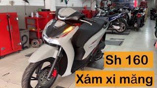 Sh 160 2024 phiên bản thể thao màu xám xi măng - Nam hihi