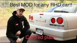 JDM to USDM Plate Mod for under 15$!! A must do for any RHD Car!!