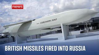 Ukraine fires British Storm Shadow missiles into Russia | Ukraine War