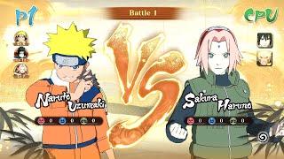 NARUTO UZUMAKI vs SAKURA HARUNO x2 (Super Hard) NARUTO X BORUTO Ultimate Ninja STORM CONNECTIONS