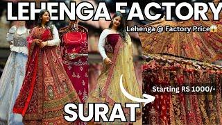 OMG LEHENGA at FACTORY PRICES | Bridal Lehenga, Ready To Wear Sarees, Gowns,  Surat Lehenga Market