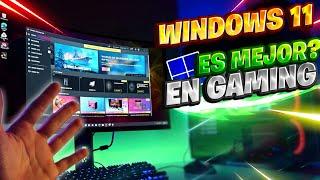 Windows 11 en GAMING es SUPERIOR? a Windows 10 / OBTEN Ya! un SUPERIOR Windows!