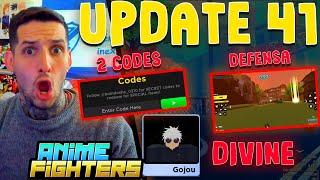 UPDATE 41 ANIME FIGHTERS CODES ROBLOX *GOJO DIVINE*