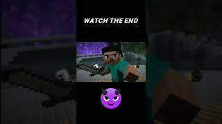 #badgamer #edit #herobrine Attuied (when steve become herobrine)