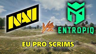 NAVI vs ENTROPIQ - CLUTCH! - EU PRO SCRIMS - PUBG