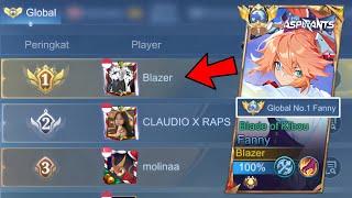 THANK YOU MOONTON FOR THIS BADGE!! FINALLY ME TOP GLOBAL 1 FANNY AGAIN  - Mobile Legends