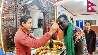 GOOD LUCK BLESSINGS AT HINDU TEMPLE IN NEPAL  (see how it works )