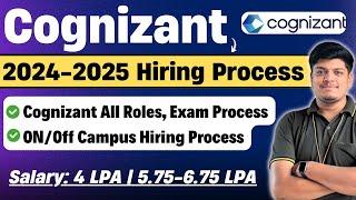 Cognizant 2024-2025 Hiring Process | Cognizant All Roles, Exam, Salary | On/Off Campus Process