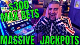 $300 Max Bets & MASSIVE JACKPOTS On High Limit Slots In Las Vegas Casino