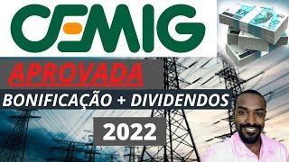 Aprovada Bonificação + Dividendos 2022 - CEMIG #CMIG4 #CMIG3