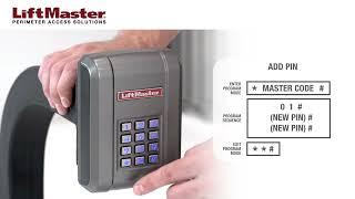 How to Program KPW5 and KPW250 Wireless Keypads to a Gate Operator