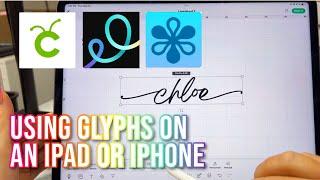 How To Use Swashes and Glyphs on and iPad