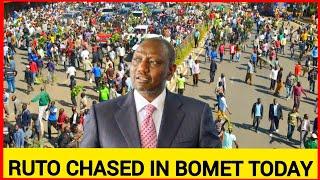 Toka hapa Msaliti! Ruto heckled and chased in Bomet vift valley by Angry GEN-Z over Abductions