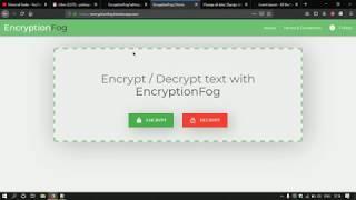 Encrypt - Decrypt text with EncryptionFog | Django Project