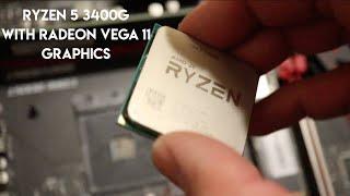 $300 Gaming PC Ryzen 5 3400G Build w VEGA 11 Graphics Bench Test - Netcruzer TECH