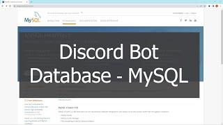 Code Your Discord Bot (MySQL) - Database