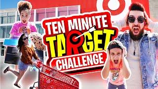 Can Cadence Grab Everything In 10 Minutes? Target Shopping Challenge! | The Awesome Lawsons