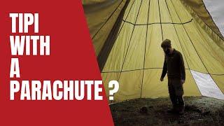 Make A Tipi With A Parachute