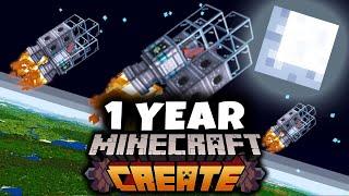 We Survived 1 YEAR in the CREATE MOD [FULL MOVIE]