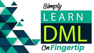 Learn SQL DML(Data Manipulation Language) Operation | DML| DML Commands |dml  #SQL #DML #simplylearn