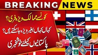 Great News | Visa Free Countries For Pakistani Passport | Exclusive | Public News