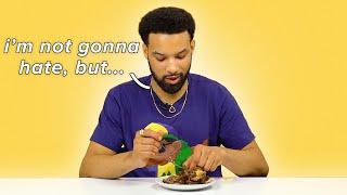 Caribbean Men Try Each Other's Oxtail