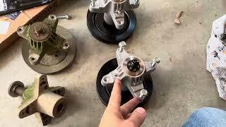 How to Replace Deck Spindles and Blades - Troy Bilt Lawnmower