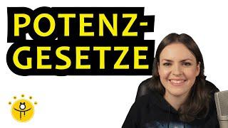 ALLE Potenzgesetze Beispiele – Potenzen Rechenregeln einfach erklärt