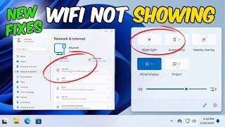 Fix WiFi Not Showing or Working in Windows 11/10 in 2024 (This WORKS)