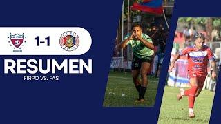  RESUMEN l FIRPO 1-1 FAS l JORNADA 22 | APERTURA 2024