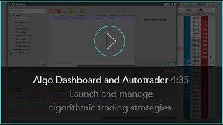 Algo Dashboard and Autotrader® | TT® Futures Trading Platform