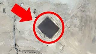 Satellite Reveals a Giant Dark Pyramid in the Strangest Place