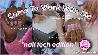 a day in the life of a teenage nail tech. | Come To Work With Me