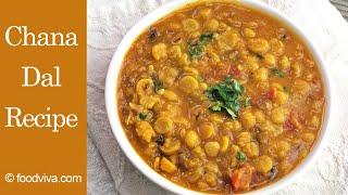 Chana Dal Recipe In Pressure Cooker - How to Make Chana Dal Curry