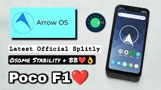 Arrow OS For Poco F1. Install Official ArrowOS On Poco F1. Best Android 11 Stable Rom For Poco F1