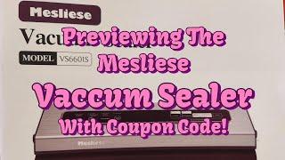 HomeMade Pork Venison Sausage & The Mesliese Vacuum Sealer