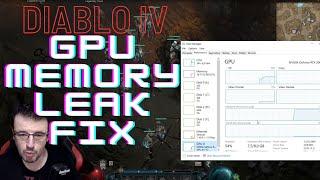 Diablo 4 Memory Leak Quick FIX