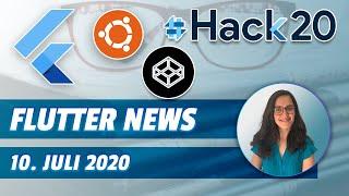 Linux Desktop Flutter  - Flutter CodePen Challenge - Flutter day & Hack20 - Flutter News 10.07.2020