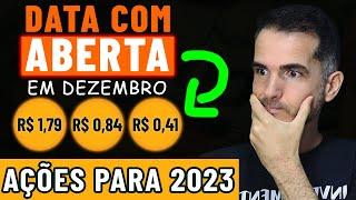 7 AÇÕES PARA DIVIDENDOS EM DEZEMBRO DE 2022 - ANUNCIO DE DIVIDENDOS EM DEZEMBRO - DATA COM DE AÇÕES