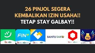 26 PINJOL AKAN KEMBALIKAN IZIN USAHA!! SIAPA YANG GALBAY DI PINJOL OJK INI?