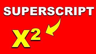 How to Superscript In Pages on MAC