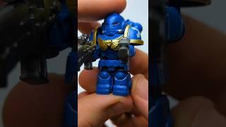 Building Blue Space Marine Fake Lego Warhammer 40k minifigure #fakelego