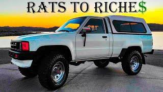 RAT INFESTED For 20 YEARS! Full Restoration! START To FINISH! (ABANDONED Toyota Pickup 4X4)