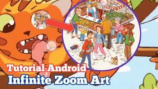 Tutorial menggambar infinite zoom art di android