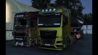 STREAM #EuroTruckSimulator2 Man TGX 2020 510. Tuning by KpacaU4eG.