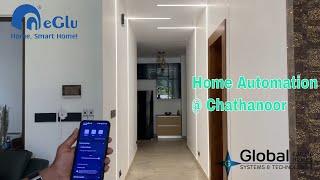 Home Automation done at Chathannoor, Kollam | Lights Automation | eGlu  Home Automation | 9562204964