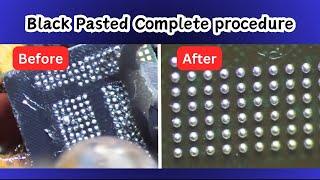 Black pasted ic removing tricks & cleaning process